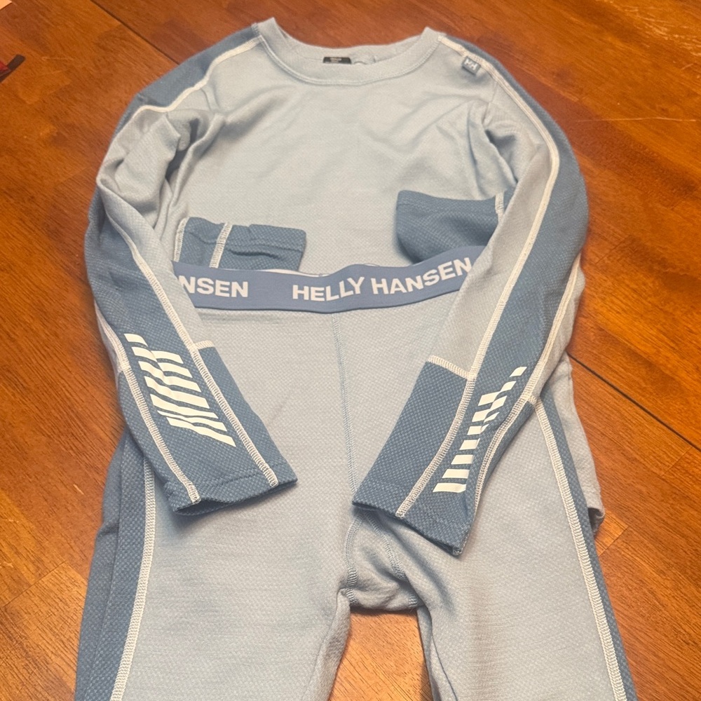 Helly Hansen Light Blue Thermal Wear youth